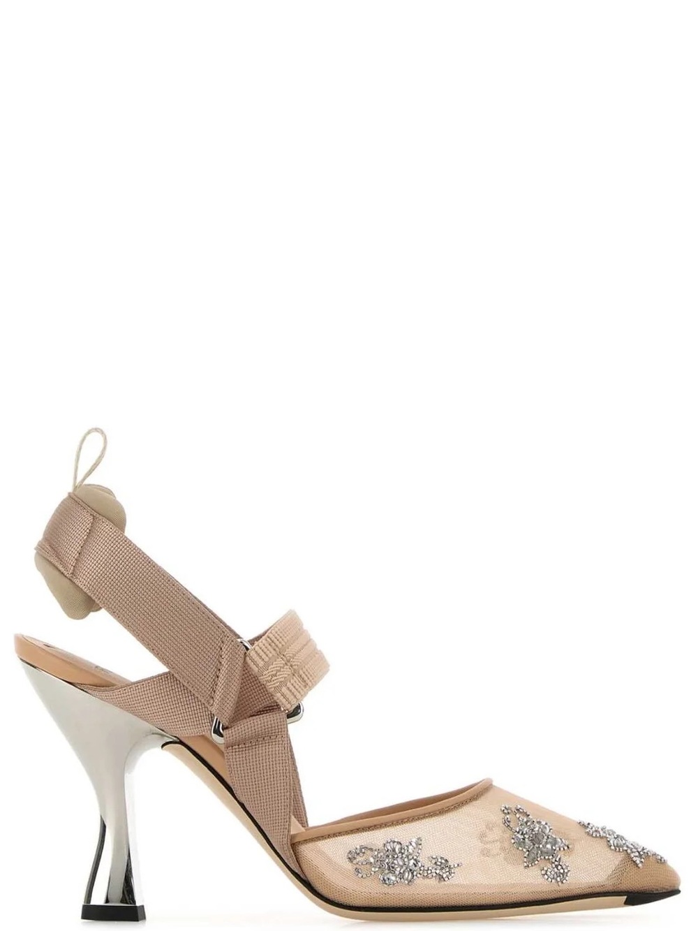Fendi Colibrì Embellished Mesh Pumps - Picture 2 of 11